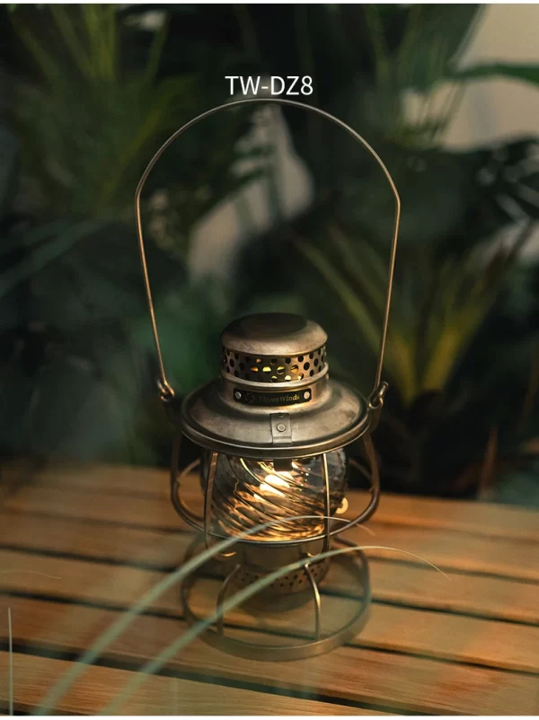 ThousWinds Railroad Camping Lantern Outdoor Lights Emotion Vintage Kerosene Oil Lamp - Image 47