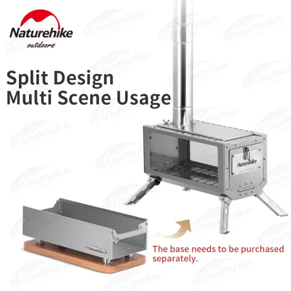 Naturehike Desktop Firewood Stove Detachable Winter Tent Heating Stove - Image 2