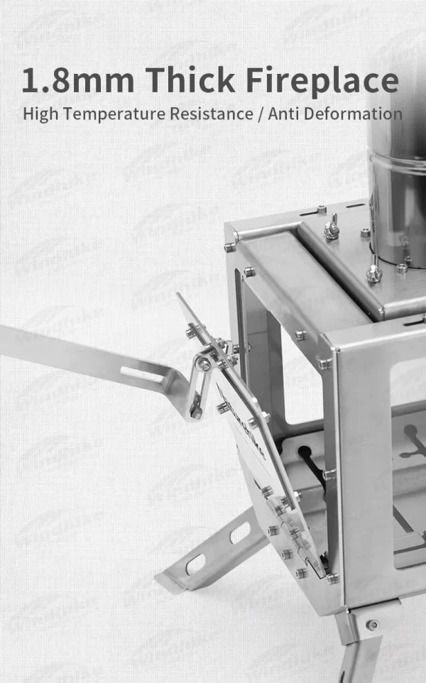 Naturehike Desktop Firewood Stove Detachable Winter Tent Heating Stove - Image 17