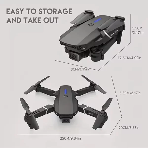 2024 E88Pro RC Drone 4K Professinal With 3 Battery 1080P Wide Angle HD Camera - Image 27