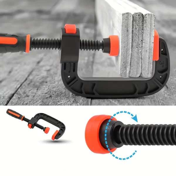 Two 7-inch Spring Clamps - Image 2