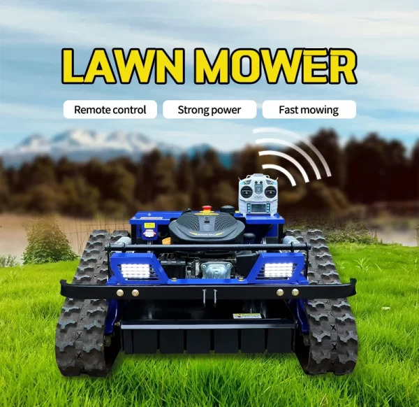 Crawler Lawn Mower Diesel Power Garden Turn Grass Cutter with Tracks - Image 8