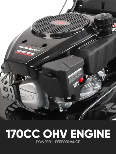 Self Propelled Gas Lawn Mower, 22 in. with 170cc OHV Engine Rear-Wheel-Drive