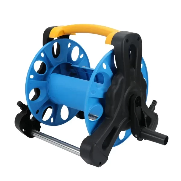 Large hose truck, car wash gun, hose storage rack