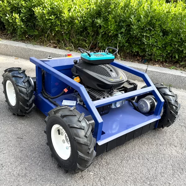 Customized     2025 Affordable New Wheeled Lawn Mower With Four Stroke Standard Lawn Mower Remote Control - Image 6