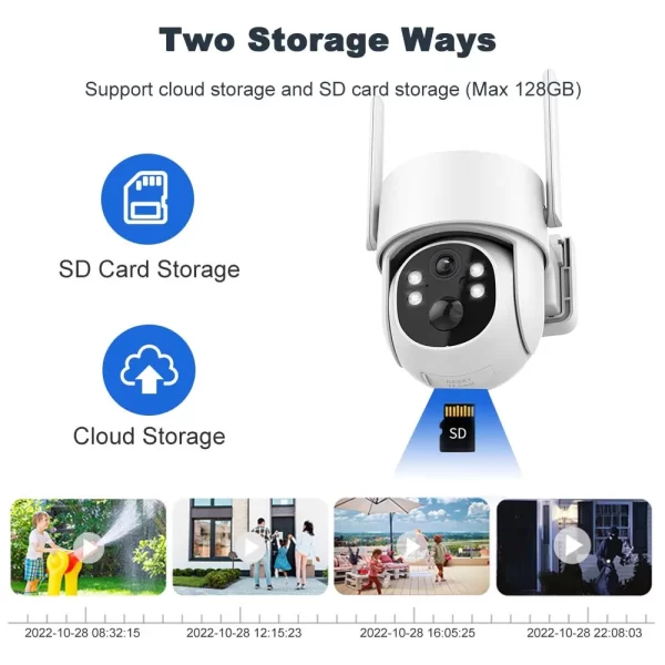 8MP 4K WiFi Solar Camera Outdoor Wireless CCTV Surveillance Camera With Solar Panel - Image 18