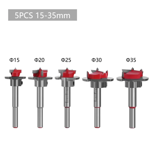 1/5PCS Positioning Hole Saw Kit Carbide Drill Bits Set - Image 7