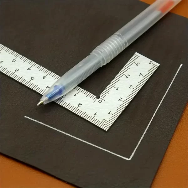 Mini Stainless Steel L-Shaped Double-Sided Precision Scale Ruler - Image 9