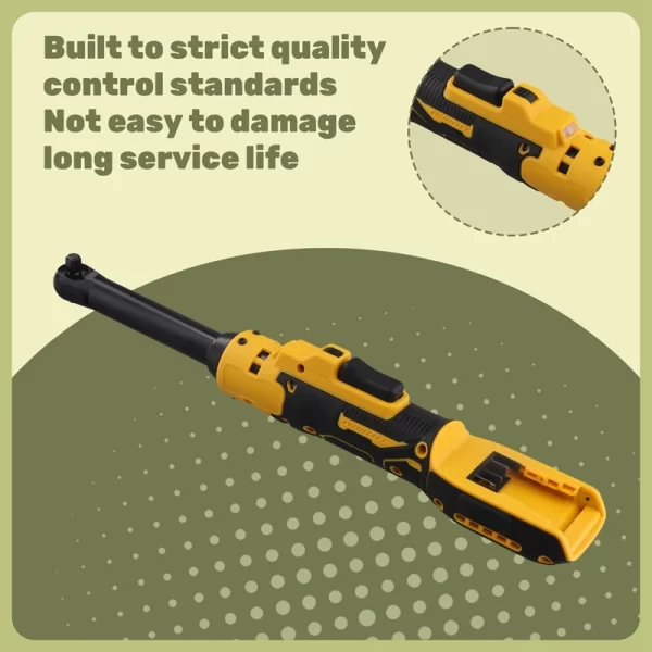 Extended Electric Ratchet Wrench Cordless Driver 3/8Inch Dewalt 18V 20V Battery - Image 12