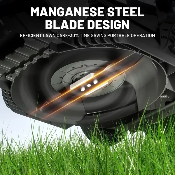 Cordless Lawn Mower 13 Inch, U20 Handy+ 20V Electric Lawn Mowers Portable Battery Included - Image 12
