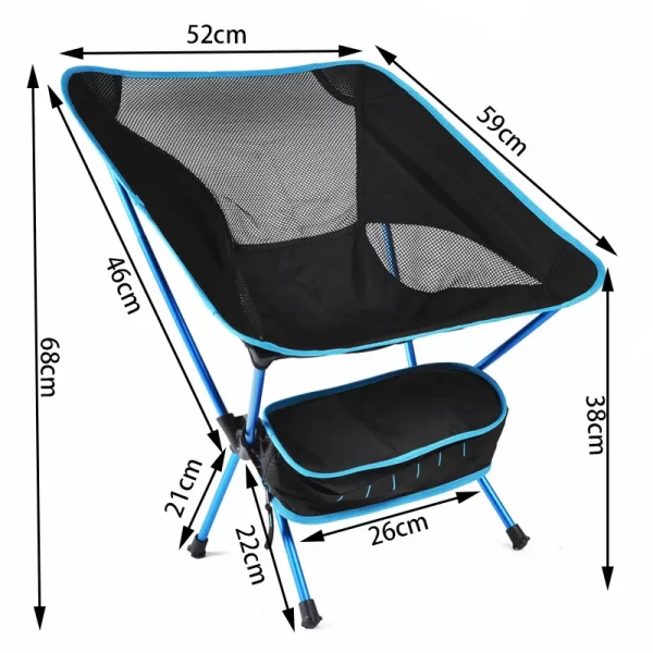 Ultra Lightweight Portable Folding Moon Chair - Image 6