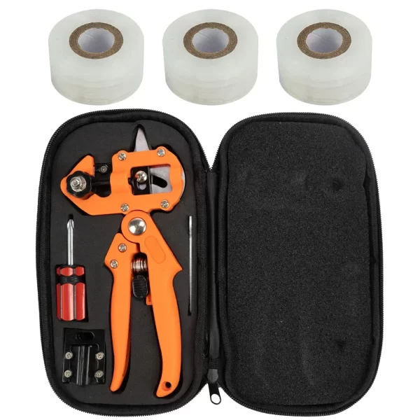 Professional Garden Grafting Tool Kit 2 in 1 Farming Pruning Scissors - Image 7
