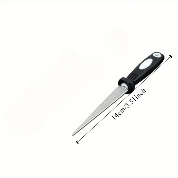 Diamond sharpening stone double-sided flat and curved design - Image 3