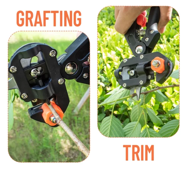 Professional Garden Grafting Tool Kit 2 in 1 Farming Pruning Scissors - Image 19