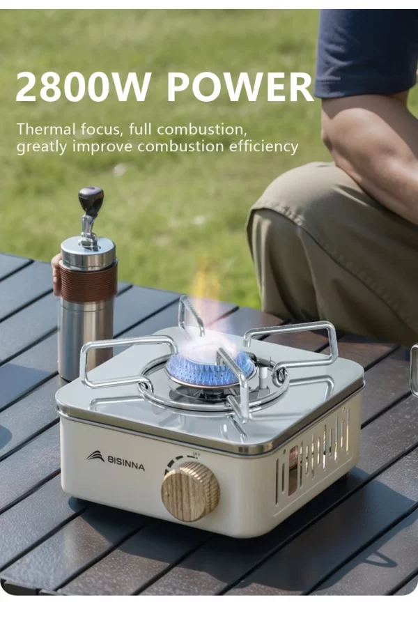 BISINNA Camping Gas Stove 2800W High Firepower - Image 13
