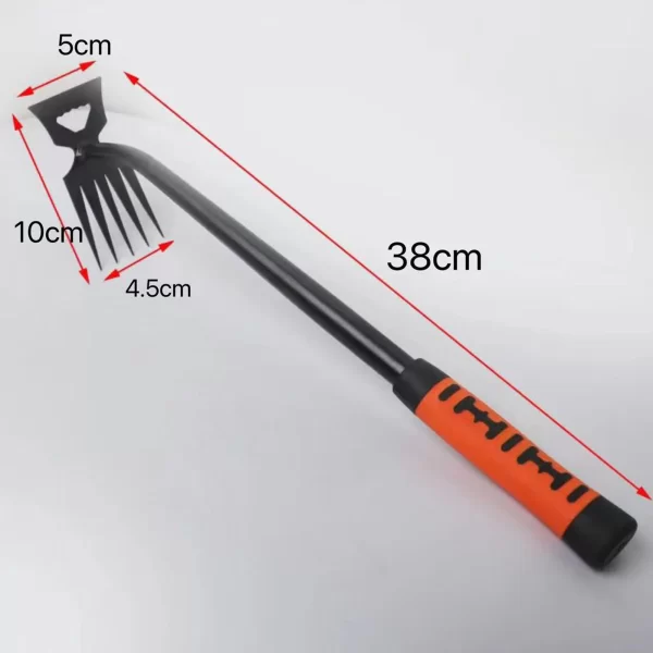 Metal Weed Cleaning Shovel 2 In 1 Garden Rake Stainless Steel - Image 5