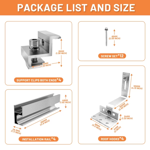 CP-SETUNO Solar Panel Mounting Set - Image 3