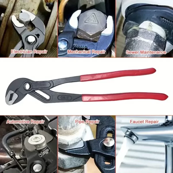 7"/10"/12" Quick-Release Water Pipe Clamp Pliers - Image 5