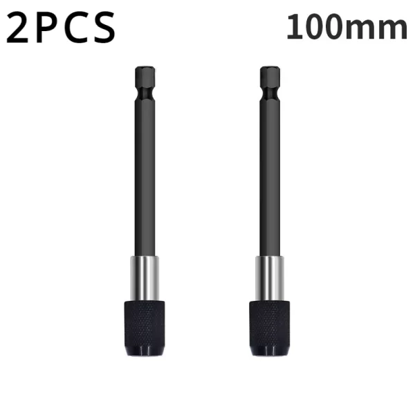 1PC/2PCS/3PCS 1/4 Inch Quick Hex Shank Release Magnetic Electric Screwdriver Extension Bit Holder - Image 9