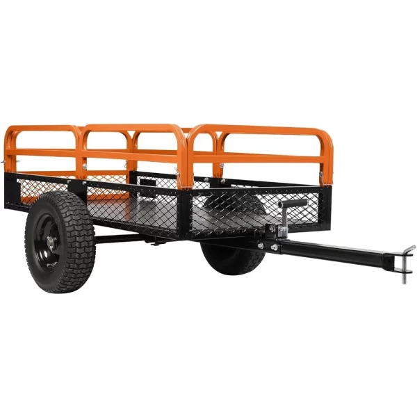 Garden Dump Carts, Heavy Duty Yard Cart, Large 1500-Pound Capacity, Steel