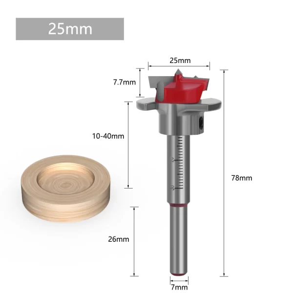 1/5PCS Positioning Hole Saw Kit Carbide Drill Bits Set - Image 15