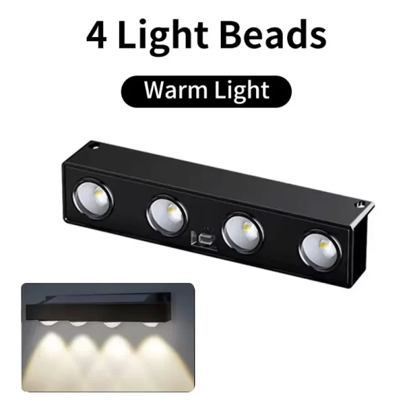 1/2/4 PCS  Solar Wall Light 4/8LED - Image 7