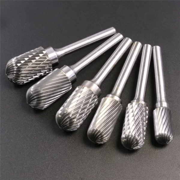 Tungsten Carbide Rotary File Burr Style C 6mm 1/4 Shank - Image 20