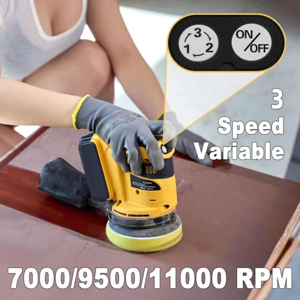 Dewalt 110000RPM Orbital Sander Dewalt 20V Battery - Image 4