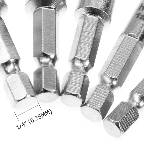17Pcs Damaged Screw Extractor Drill Bit Set Hex Head Easy Out Bolt Extractor - Image 12