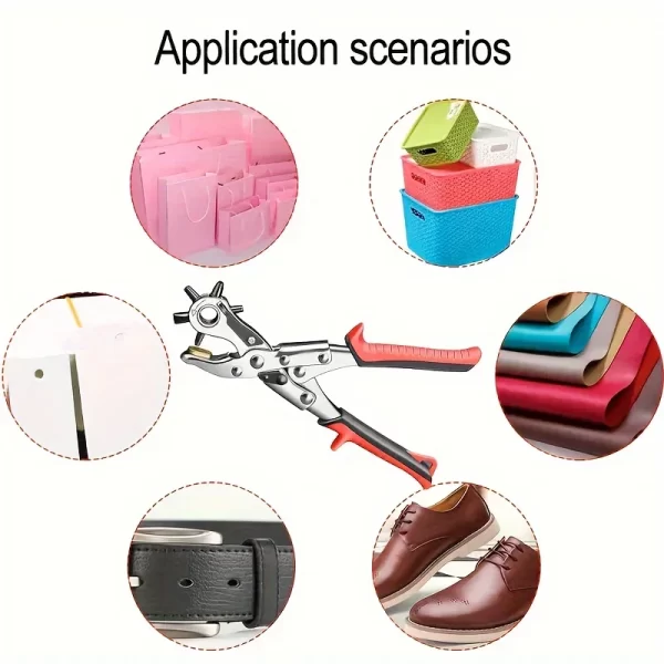 Leather Hole Punch Leather Tools Multifunctional - Image 4