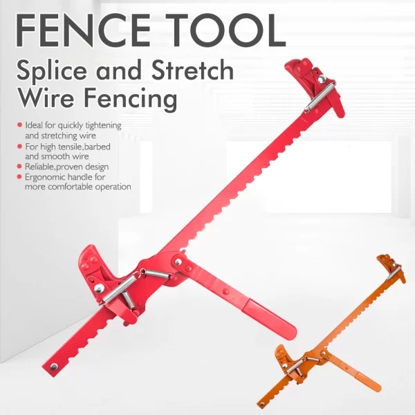 Fence Wire Tighten Tool Patio Lawn Agricultural Fencing Stretcher