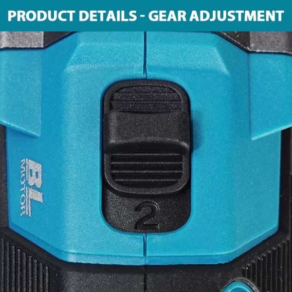 Makita DDF487 Brushless Motor 10mm Electric Impact Drill Makita 18V Battery - Image 4