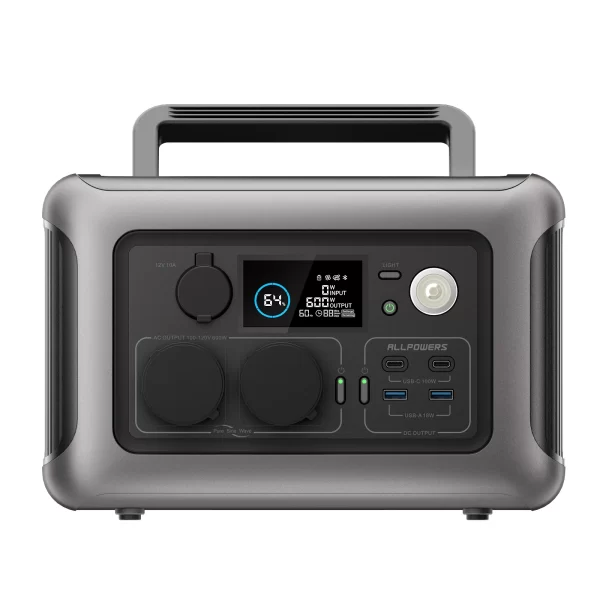 ALLPOWERS R600 Solar Generator with SolarPanel (Optional), 600W 299Wh LiFePO4 Portable Power Station - Image 13