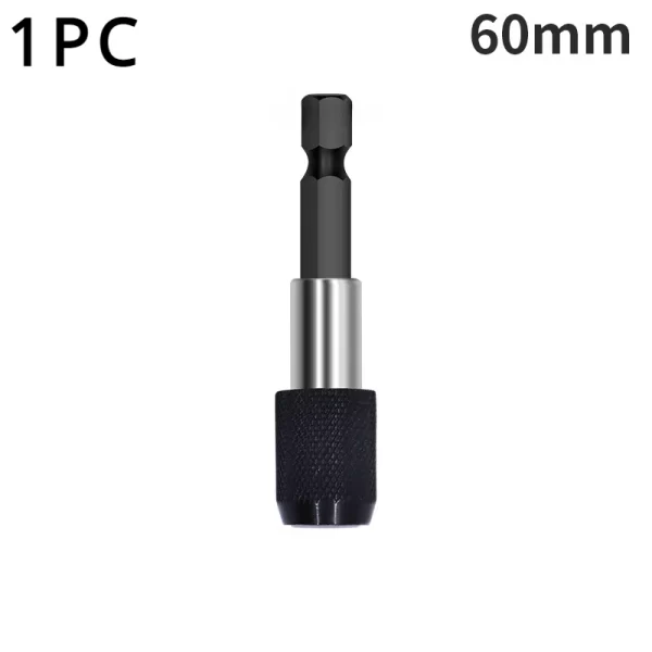 1PC/2PCS/3PCS 1/4 Inch Quick Hex Shank Release Magnetic Electric Screwdriver Extension Bit Holder - Image 7