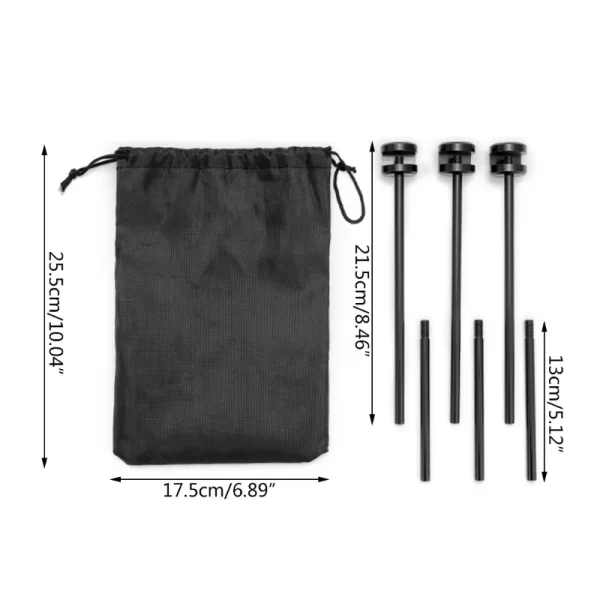 Portable Detachable Vertical Tripod Grill Barbecue Grill Bracket Barbecue Grill Tripod Stand - Image 6