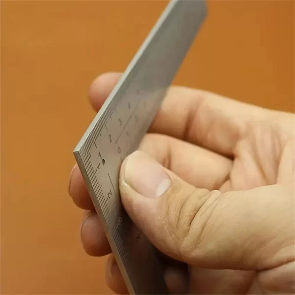 Mini Stainless Steel L-Shaped Double-Sided Precision Scale Ruler - Image 4