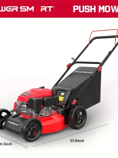 PowerSmart 17" 144cc Gas Push 3-in-1 Lawn Mower