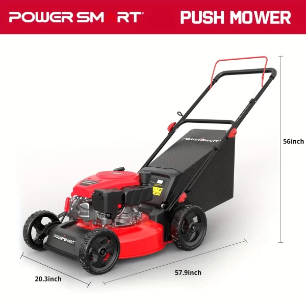 PowerSmart 17" 144cc Gas Push 3-in-1 Lawn Mower