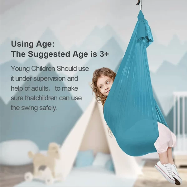 Portable Kids Swing Elastic Hammock Hanging Chair - Image 3