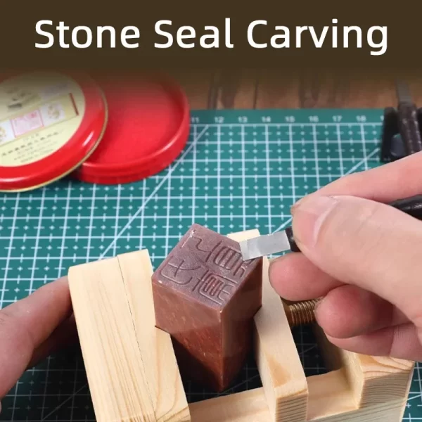 3/8/10 Pcs Tungsten Steel Stone Engraving Kit Professional Chisel Wood - Image 3