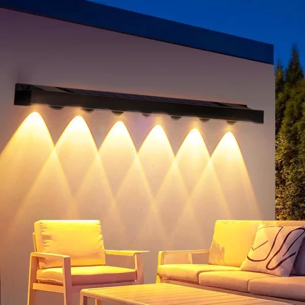 1/2/4 PCS  Solar Wall Light 4/8LED - Image 11