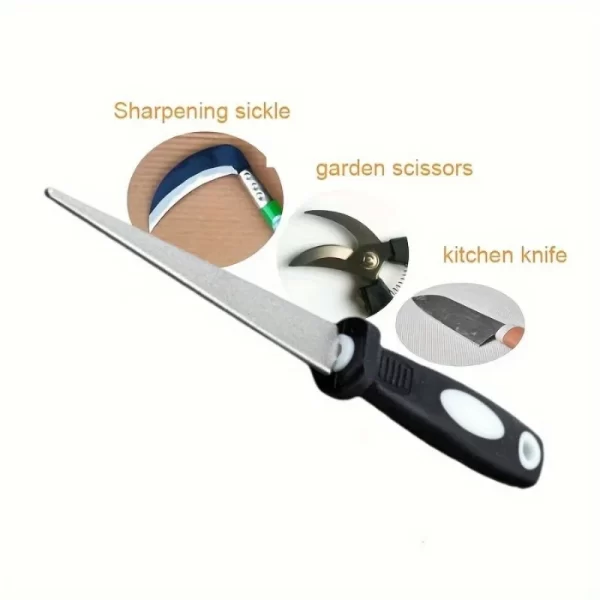 Diamond sharpening stone double-sided flat and curved design - Image 2