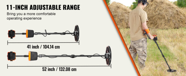 VEVOR Metal Detector for Adults & Kids 10Inch Waterproof - Image 10