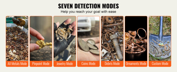 VEVOR Metal Detector for Adults & Kids 10Inch Waterproof - Image 11
