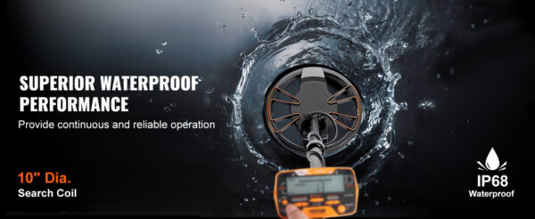 VEVOR Metal Detector for Adults & Kids 10Inch Waterproof - Image 12