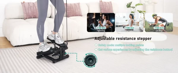 Steppers for Exercise, Mini Stair Under Desk Bike Pedal Exerciser - Image 11