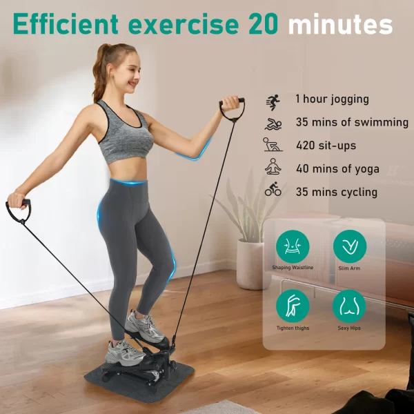 Steppers for Exercise, Mini Stair Under Desk Bike Pedal Exerciser - Image 3