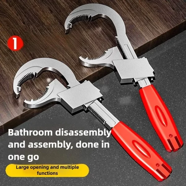 Multi-Function Sink Wrench – Universal Large Opening Faucet Tool - Image 9