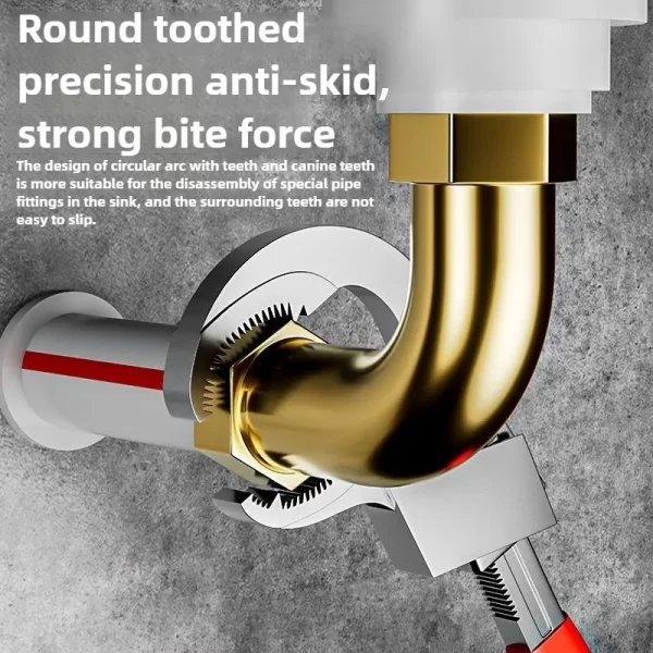 Multi-Function Sink Wrench – Universal Large Opening Faucet Tool - Image 11