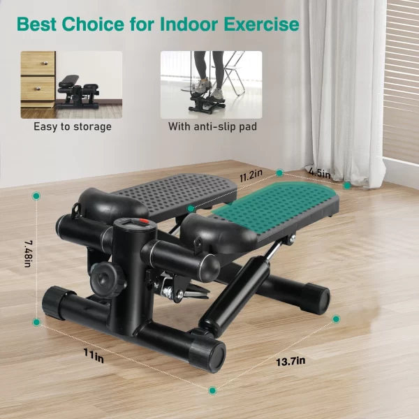 Steppers for Exercise, Mini Stair Under Desk Bike Pedal Exerciser - Image 2
